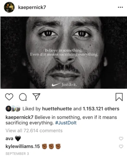 Instagram post Nike