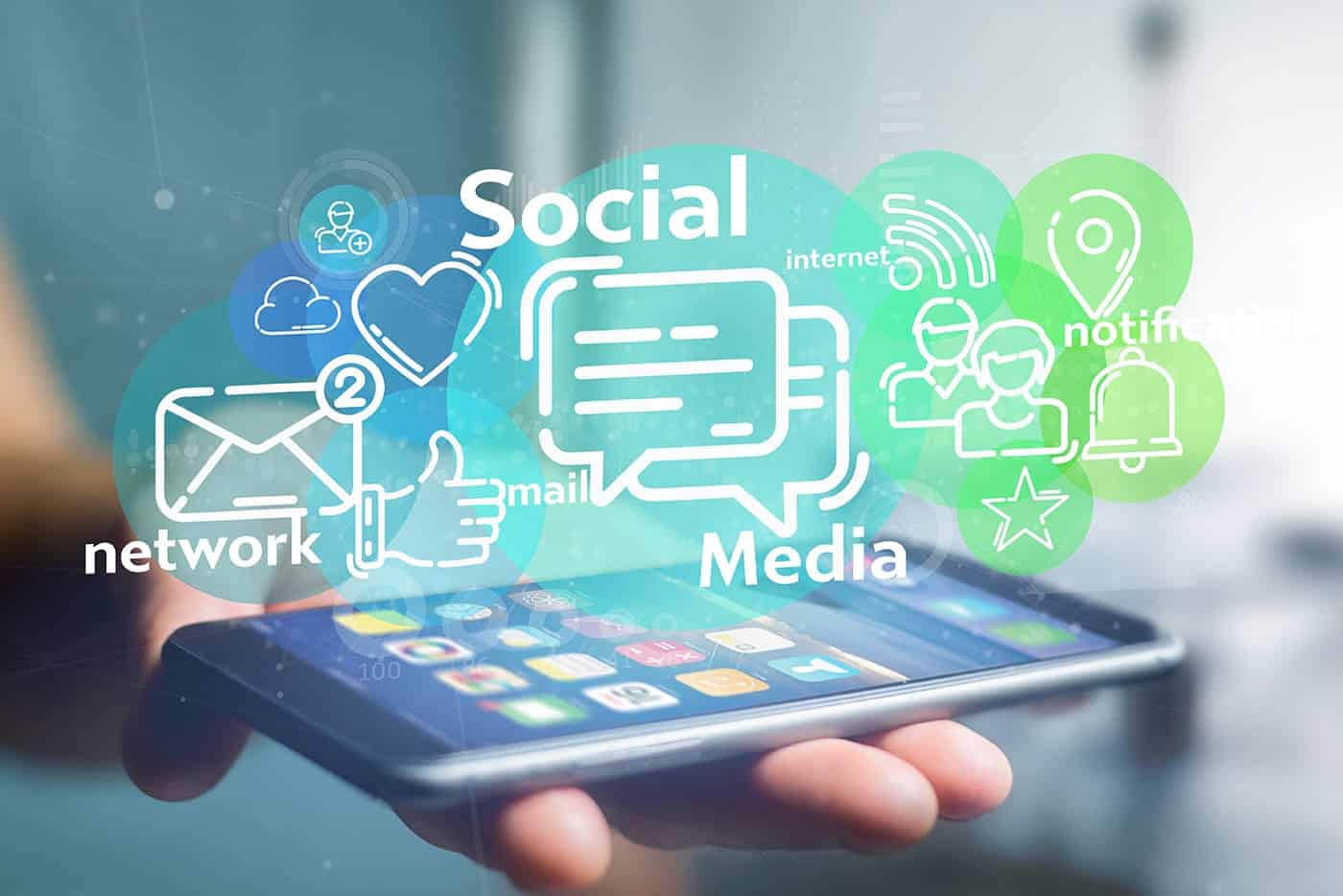 Social media hologram